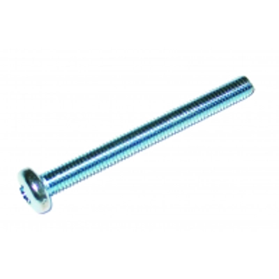 M5 Pan Head Pozi Machine Screws BZP (FULL BOX) title=