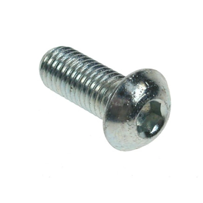 M4 Button Head Socket Screw BZP BOX OF 5 title=