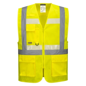 G456 Glowtex Ezee Zip Executive Vest Portwest
