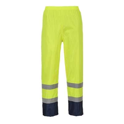 H444 Hi-Vis Classic Contrast Rain Trouser Portwest title=