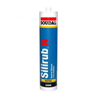 Soudal Silirub N Silicone 290ml title=