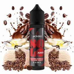 Bombo Solo Juice Coffee Vanilla Custard Cream 60ml