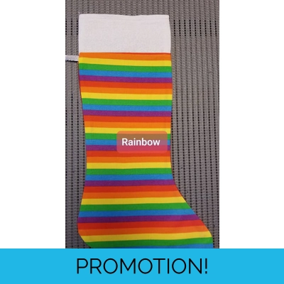 Rainbow Christmas Stocking Rainbow Christmas Stocking