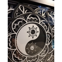 Yin Yang 8 x 8 3D Shadow Box