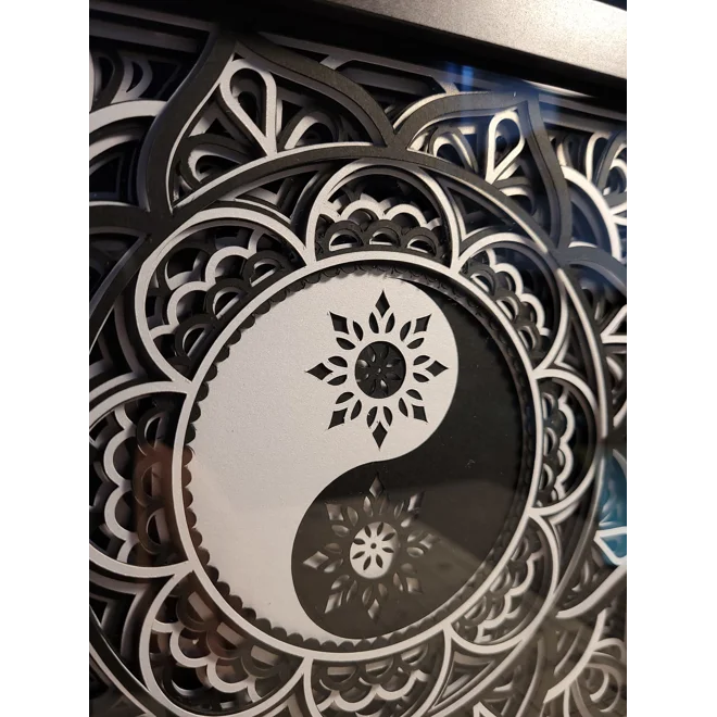Additional Image for Yin Yang 8 x 8 3D Shadow Box