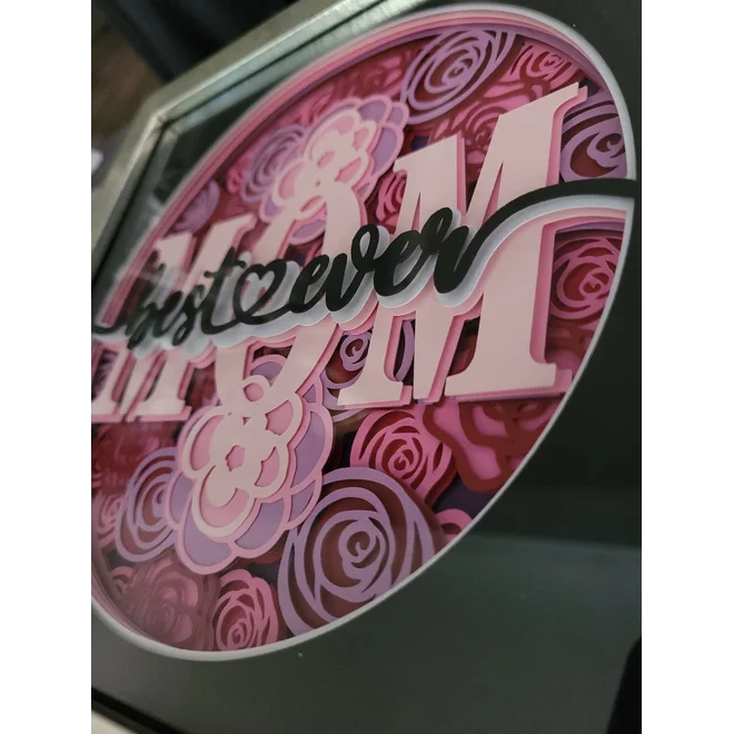 Additional Image for Best Mom Ever 8 x 8 3-D Shadow Box