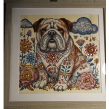 English Bulldog 12x12 F..