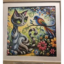 Anime Cat 12x12 Framed ..