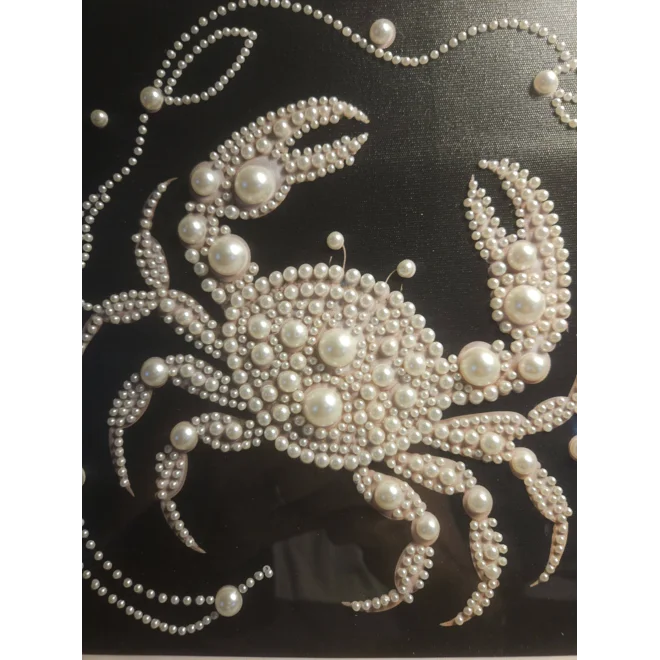 Additional Image for Crab Pearls 12x12 Framed Art