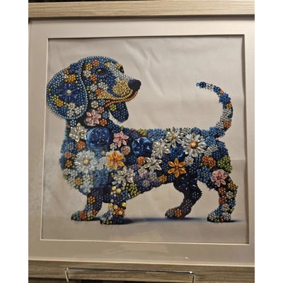 Dachshund Mosaic Dachshund Mosaic