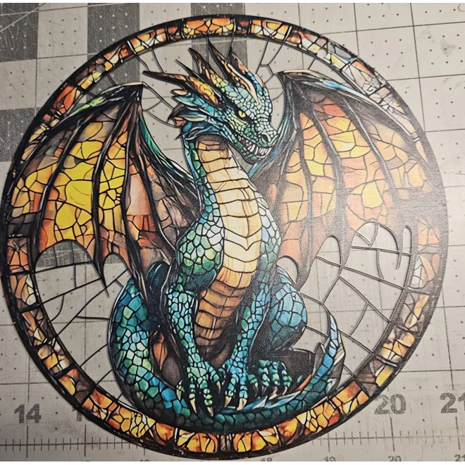 Additional Image for Dragon 8 Inch Suncatcher
