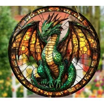 Dragon 8 Inch Suncatcher