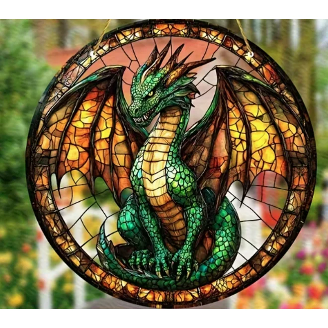 product Image for Dragon 8 Inch Suncatcher