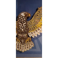 Bald Eagle 12x12 Shadow Box Art