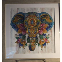 Elephant Mandala 12x12 ..