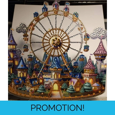 Ferris Wheel Table Top 9x10 Rhinestone Art Ferris Wheel Table Top 9x10 Rhinestone Art