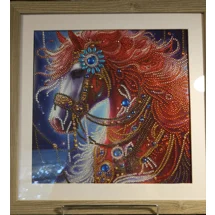 Fire Horse 12x12 Framed..