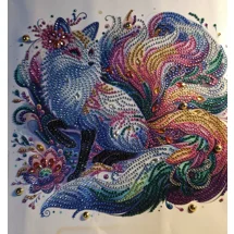 Vibrant 9 Tail Fox 12x1..
