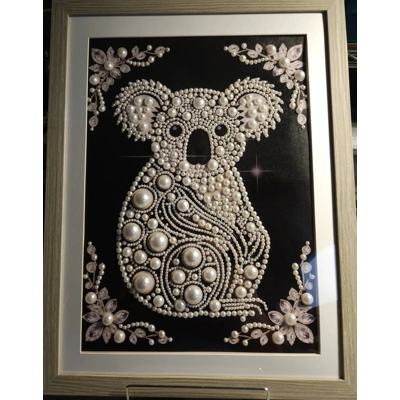 Koala Pearls 12x16 Framed Art