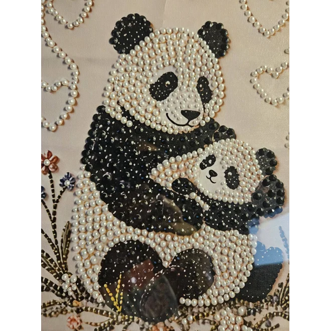 Additional Image for Panda and Cub 12x16 Pearl Framed Art