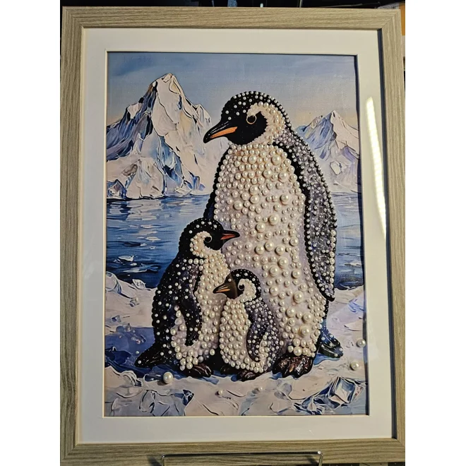 product Image for Penguins Pearl 12x16 Framed Art