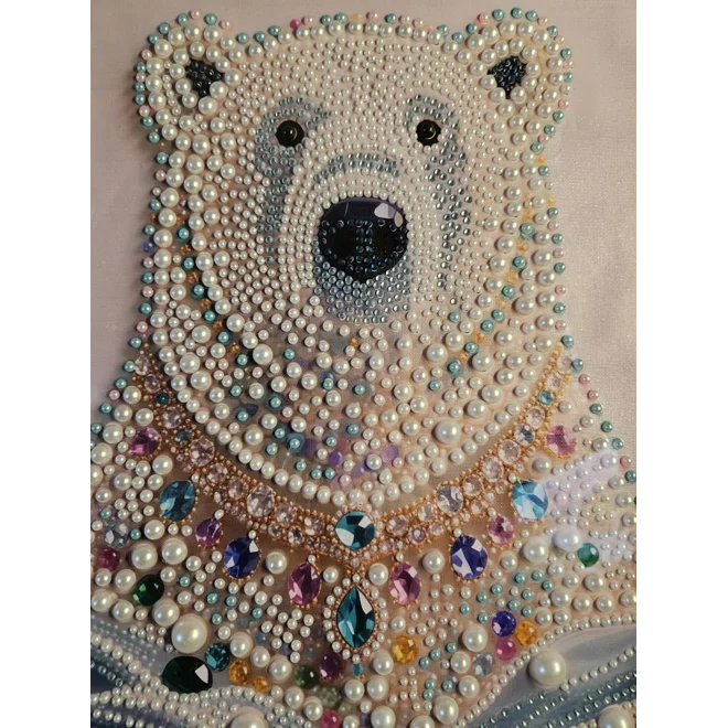 Additional Image for Polar Bear Mixed Media 12x16 Framed Art