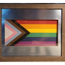 Pride Flag 8x10 3D Shadow Box
