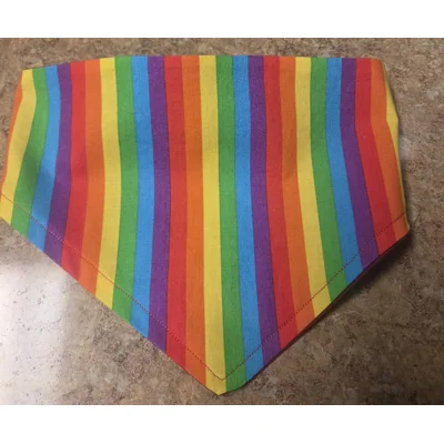 Rainbow Scrunchie Pet Bandana