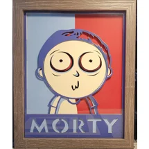 Morty 3D 8x10 Shadow Bo..