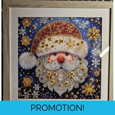 Santa Claus Face 12x12 ..