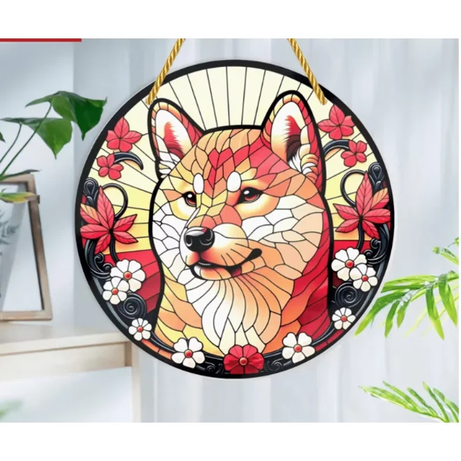 product Image for Shiba Inu 8" Acrylic Suncatcher