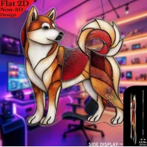 Shiba Inu Faux Stained ..