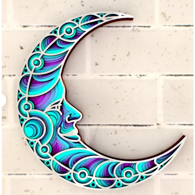 Additional Image for Moon Dream 9 x 9 3-D Shadow Box