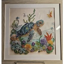 Sea Turtle with Coral 1..