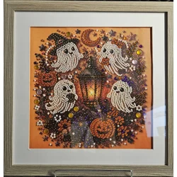 Spooky Ghosts 12x12 Framed Art
