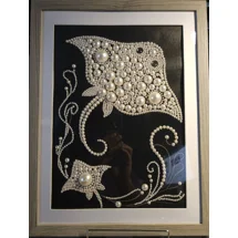 Stingrays in Pearls 12x..