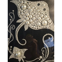 Stingrays in Pearls 12x16 Framed Art