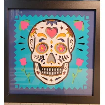 Sugar Skull 8x8 3D Shad..