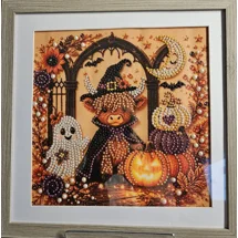 Wooly Cow Halloween 12x..