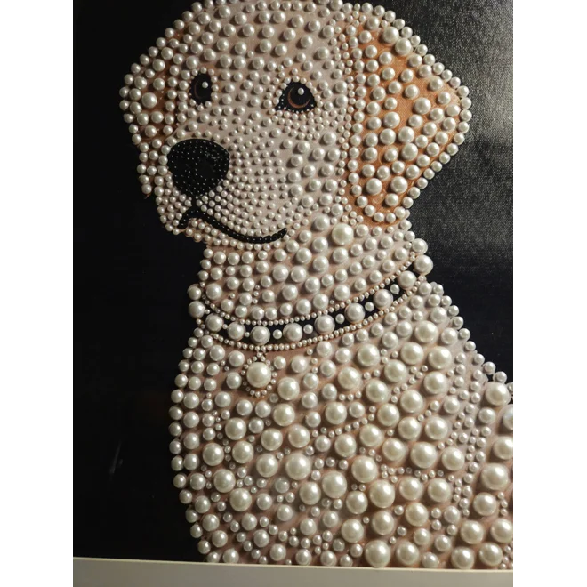Additional Image for Yellow Labrador Retriever Pearls 18x22 Framed Art