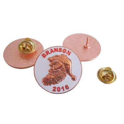 Gold 1" Lapel Pin, With Safty Pin Back