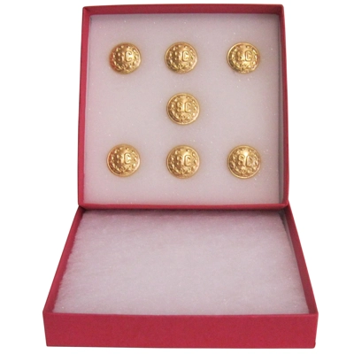 7 PIECE 5/8" PROFESSIONAL REMOVABLE "SC" BUTTON SET