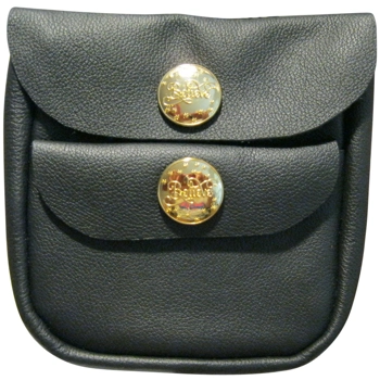 Santa Pouch With Bright Gold..