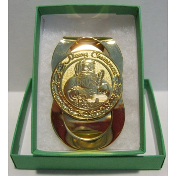 GOLD SANTA MONEY CLIPS