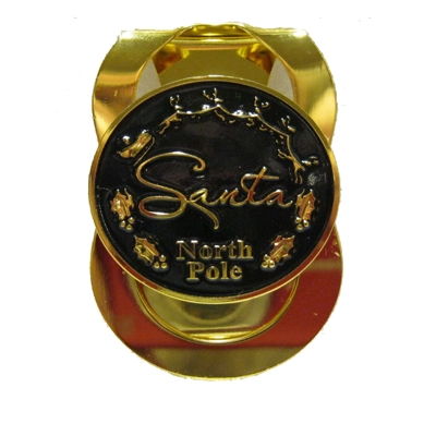RED AND BLACK SANTA MONEY CLIPS