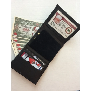 TRI-FOLD WALLETS WITH SANTA ..