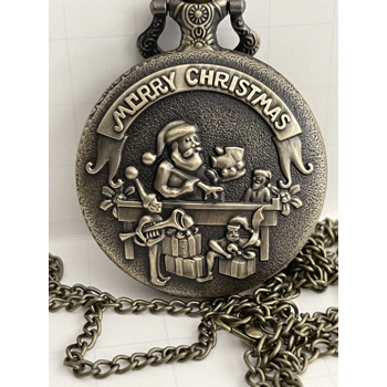 Santa's Workshop Pocketwatch