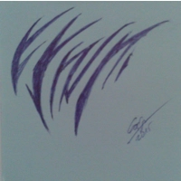 Aligator - Hand made tribal picture