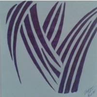 Swan - Hand made tribal picture