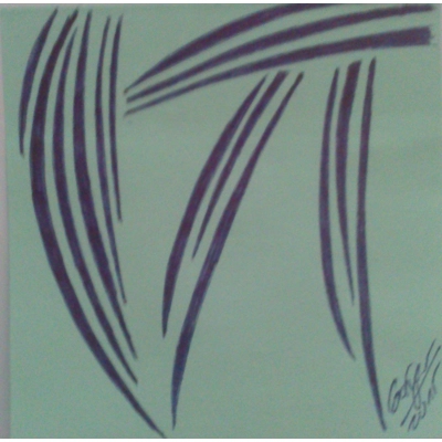 Stork 2 - Hand made tribal picture Stork 2 - Hand made tribal picture